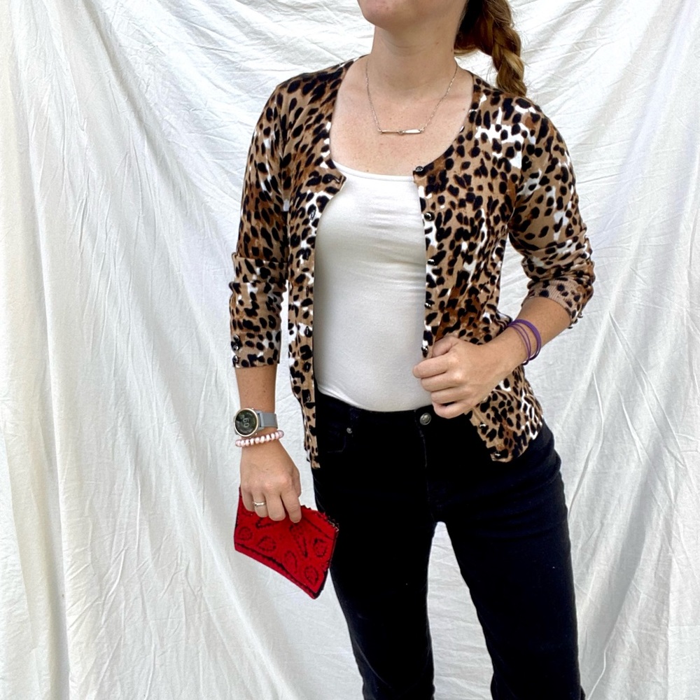 Leopard Print Cardigan - fall favorite